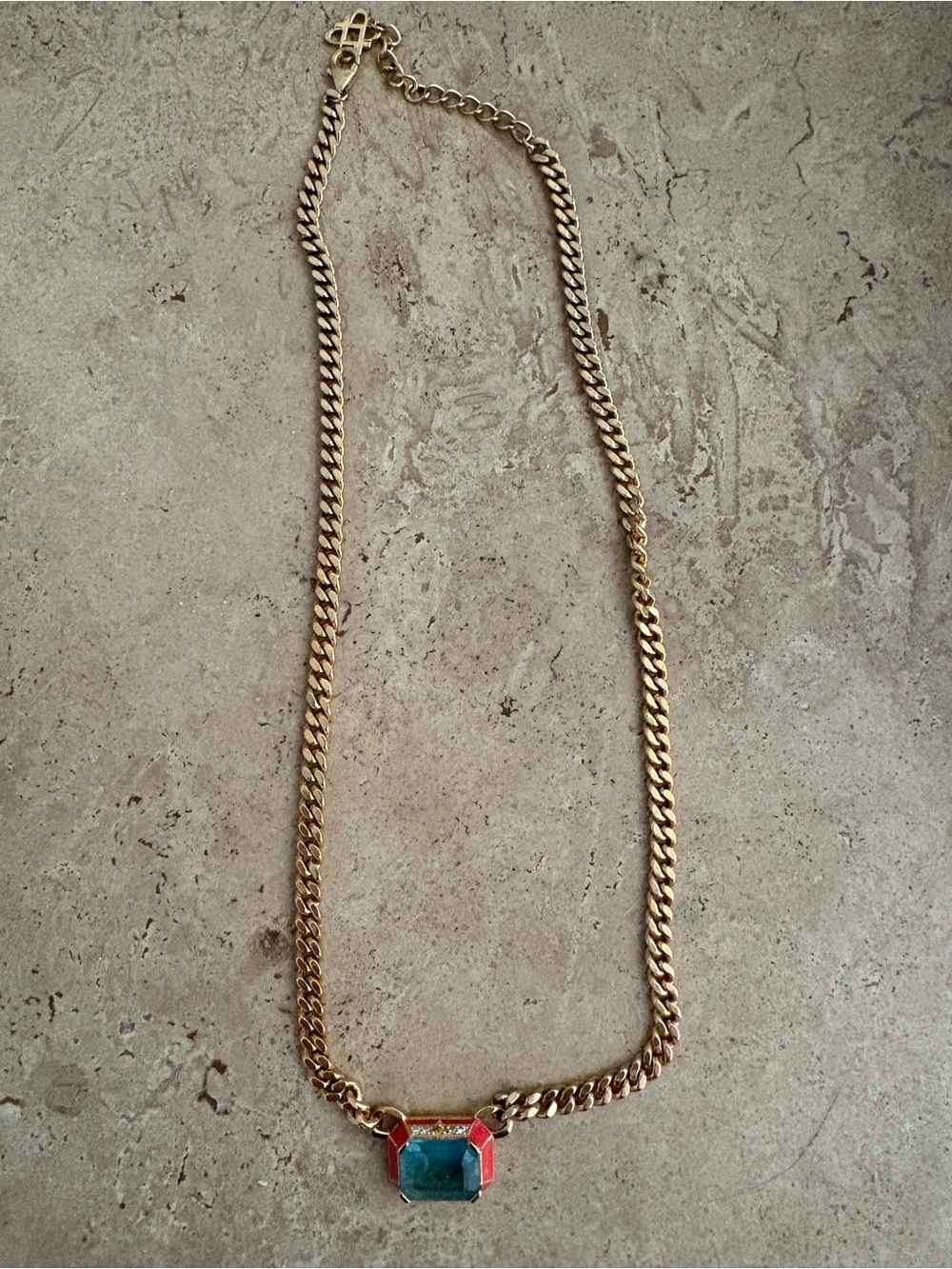 Pascal Artdeco Prism Diamond Necklace - Picture 2 of 8